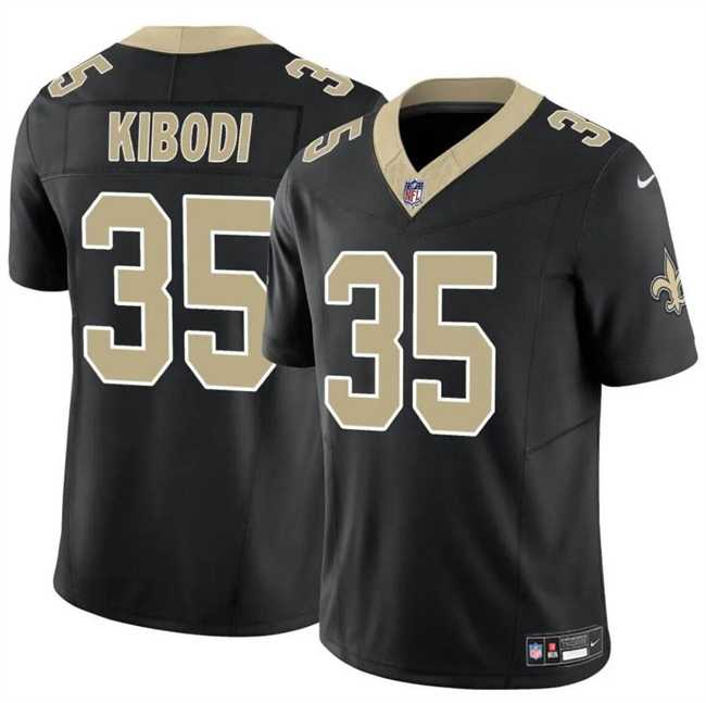 Men & Women & Youth New Orleans Saints #35 Jacob Kibodi Black F.U.S.E Vapor Limited Stitched Jersey